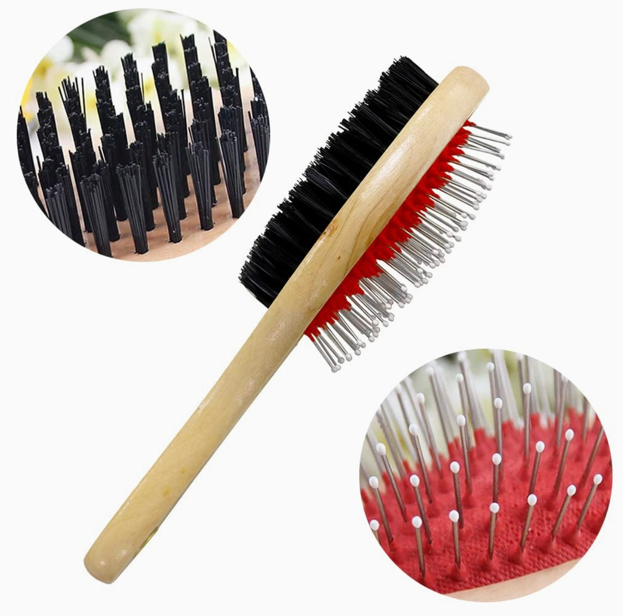 Cepillo doble para gatos y perros PQLAQ032
