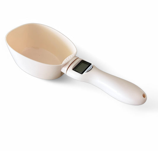Cuchara digital medidora de comida para perros y gatos