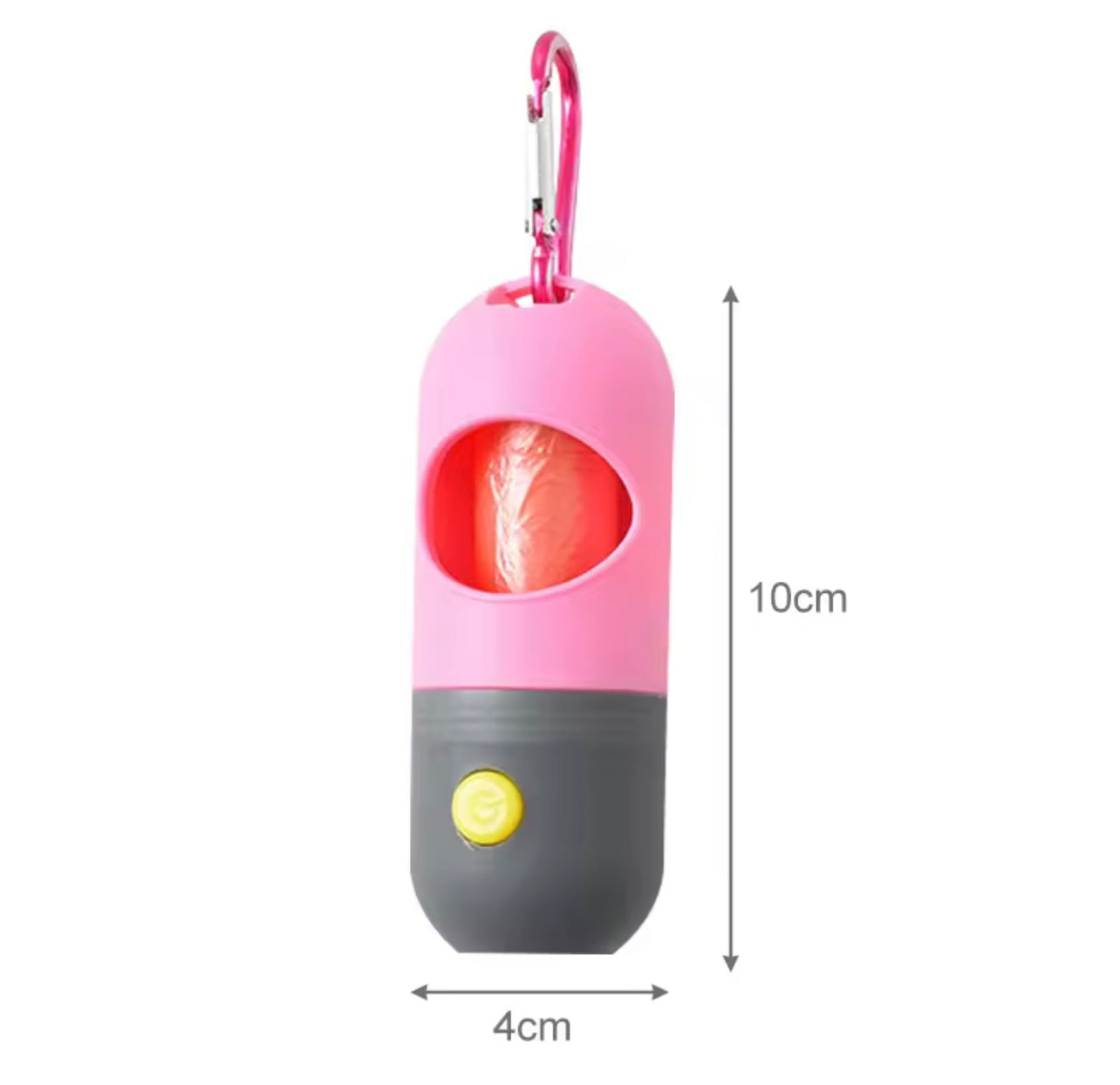 Dispensador de bolsas con linterna para perros PQLX