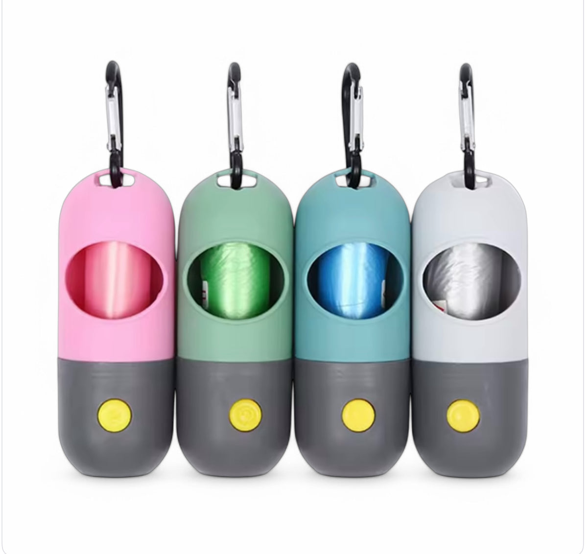 Dispensador de bolsas con linterna para perros PQLX