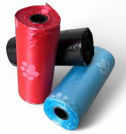 Bolsas plásticas para desechos paquete x 3 rollos para perros TPY-3