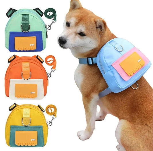 Arnés Maleta + correa para perros PQLSD005