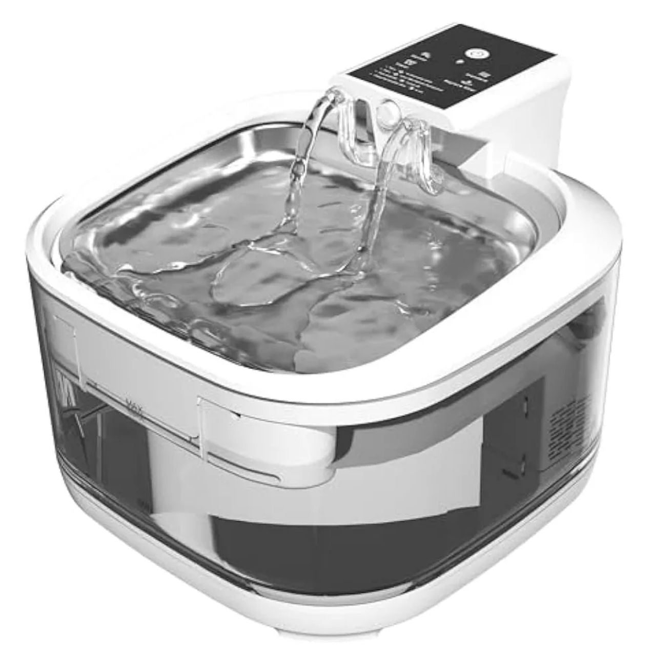 Fuente bebedero de agua automática inalámbrica con sensor de movimiento para gatos