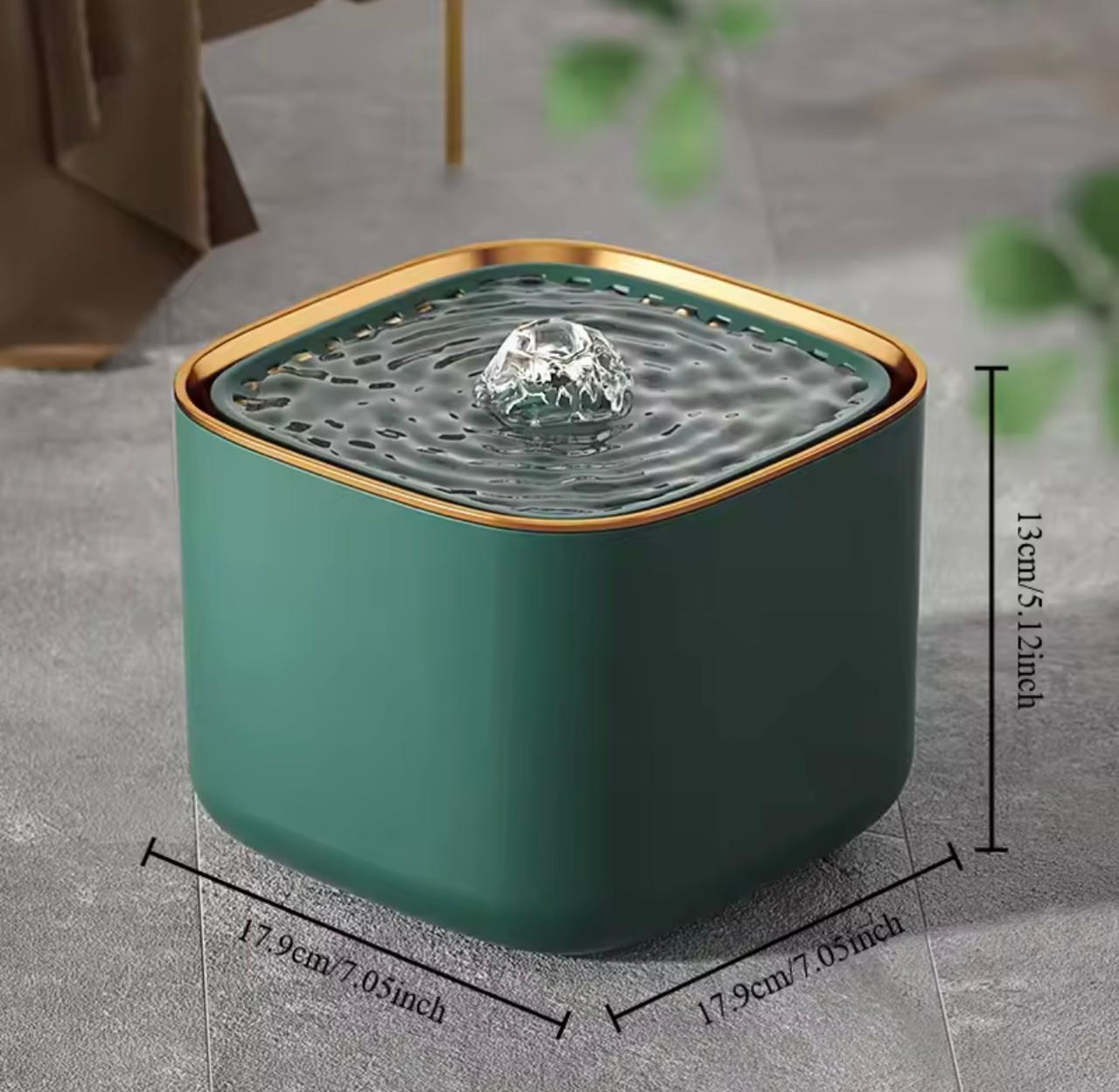 Fuente bebedero de agua gold para gatos