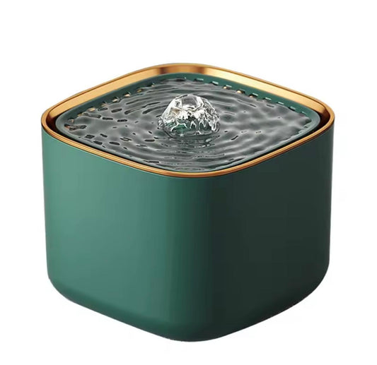 Fuente bebedero de agua gold para gatos