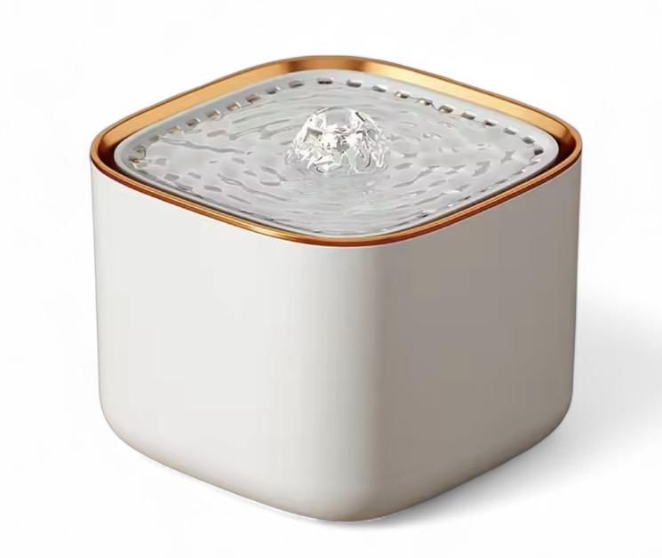 Fuente bebedero de agua gold para gatos