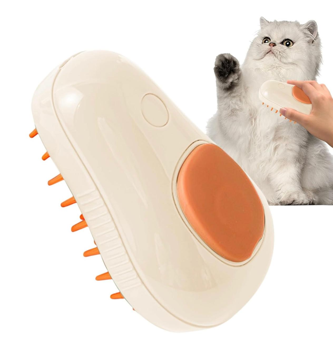 Cepillo a vapor en forma de aguacate para perros y gatos