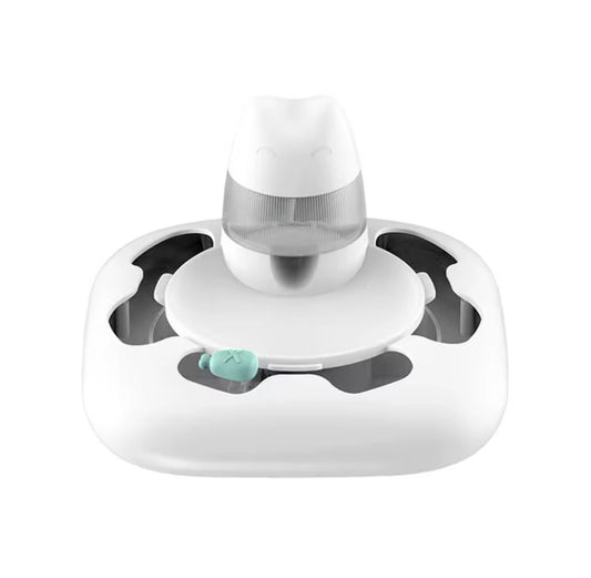 Comedero  interactivo y juguete dispensador de alimentos para gatos