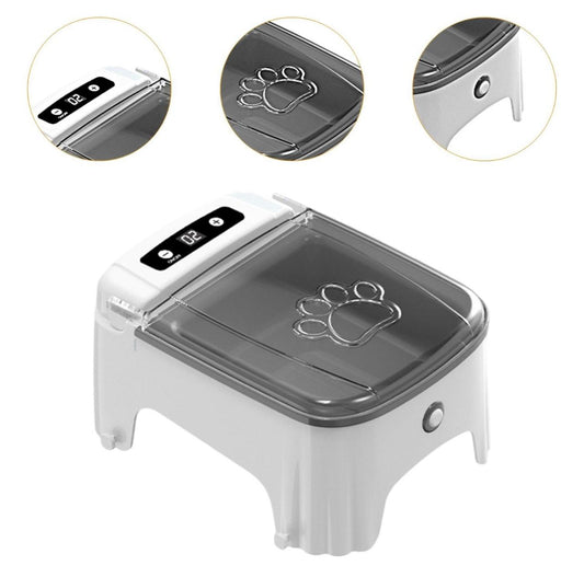 Comedero automático con sensor de movimiento para perros y gatos