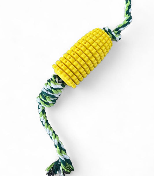 Mordedor en forma de mazorca para perros