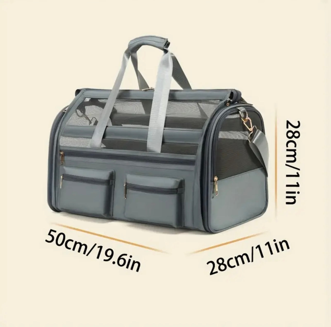 Maleta plegable para gatos y perros pequeños