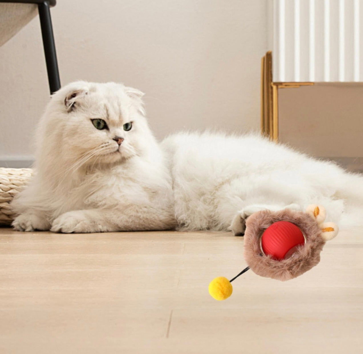 Pelota interactiva inteligente para gatos y perros pequeños