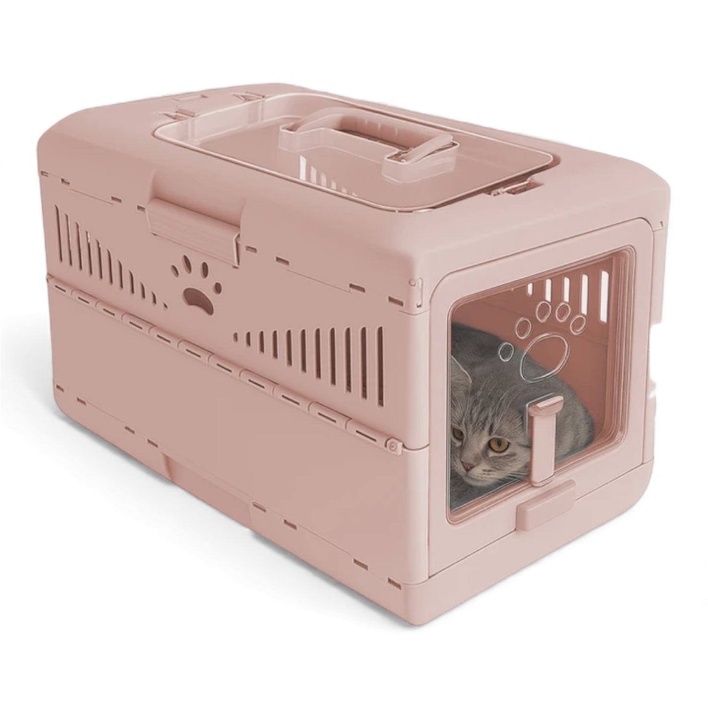 Transportador plegable para gatos y perros pequeños