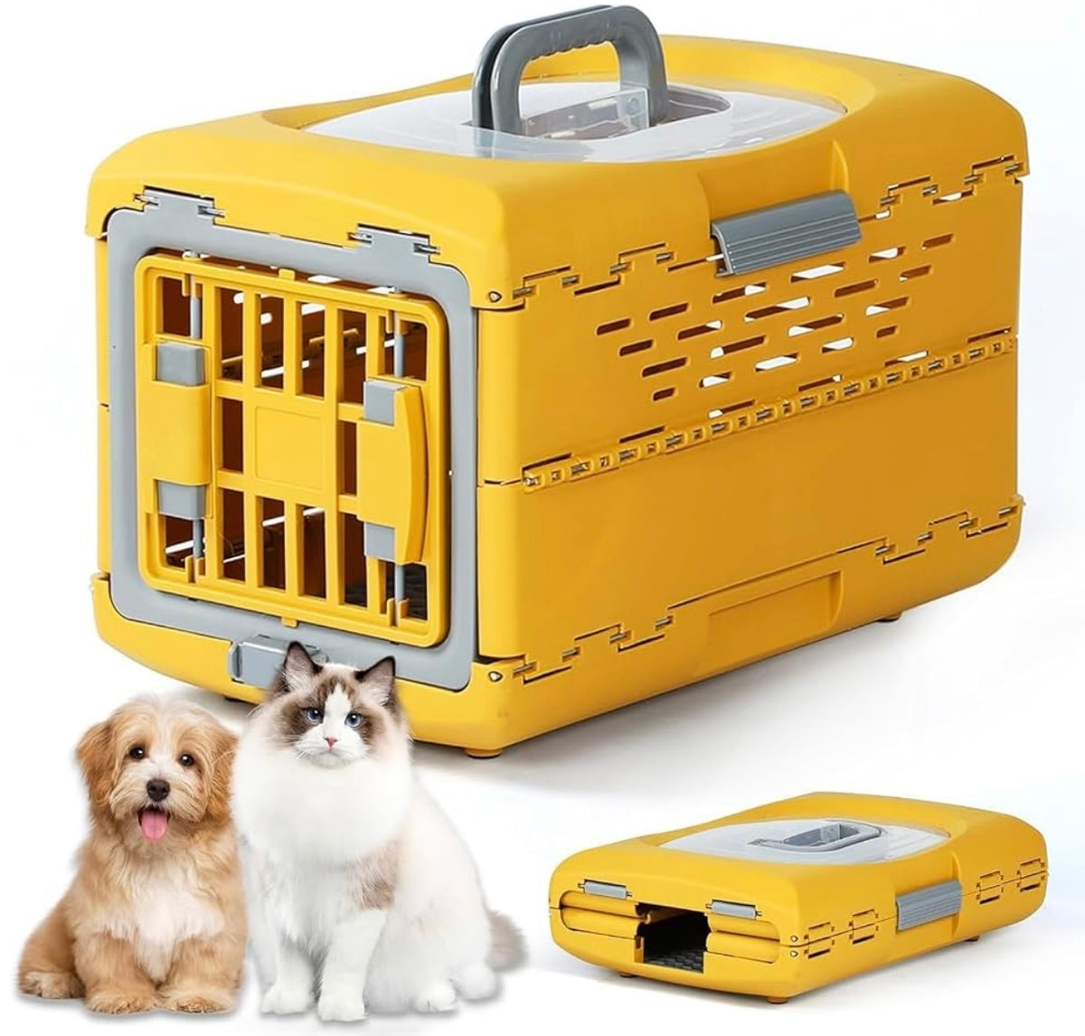 Transportador plegable  pequeño para perros y gatos