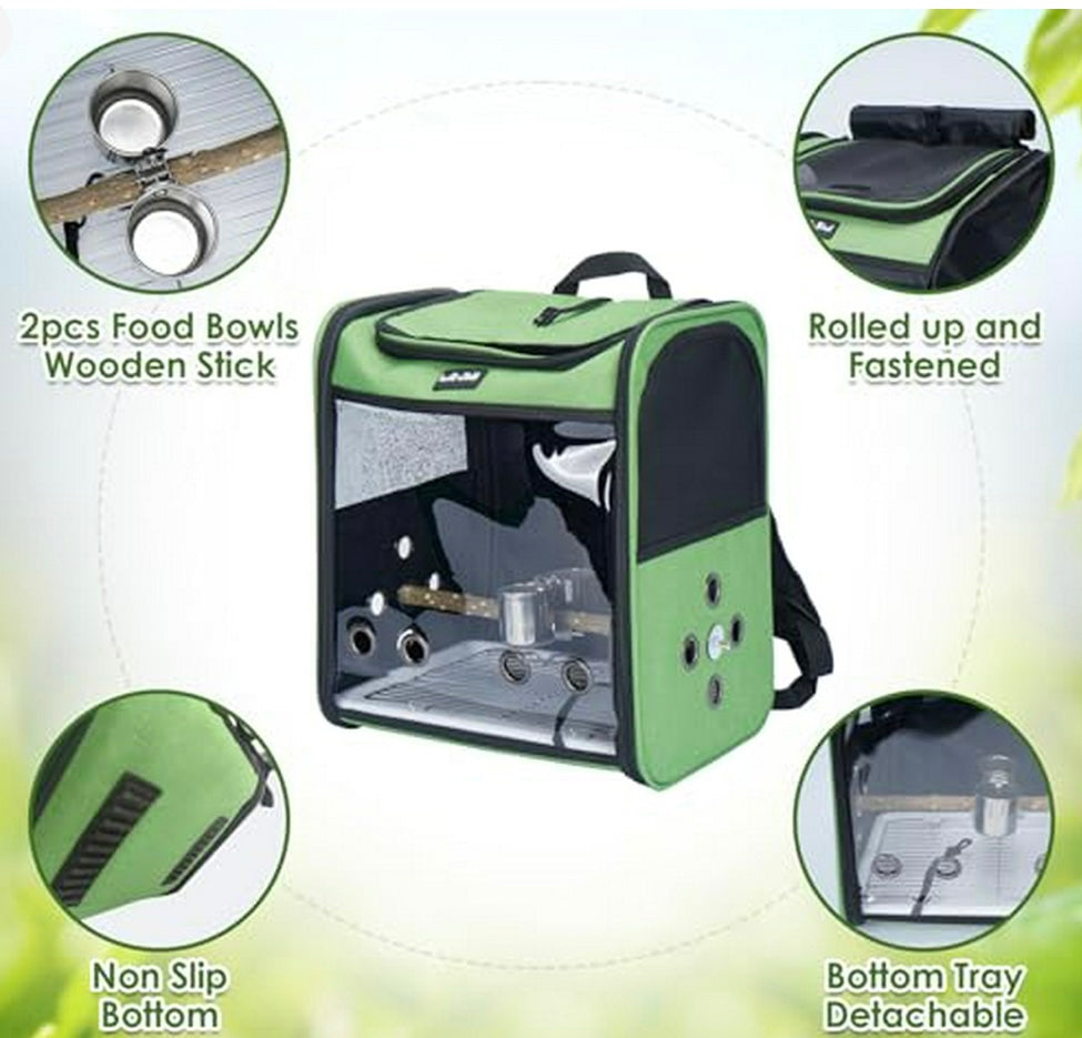 Maleta transportadora para gatos, perros pequeños y aves