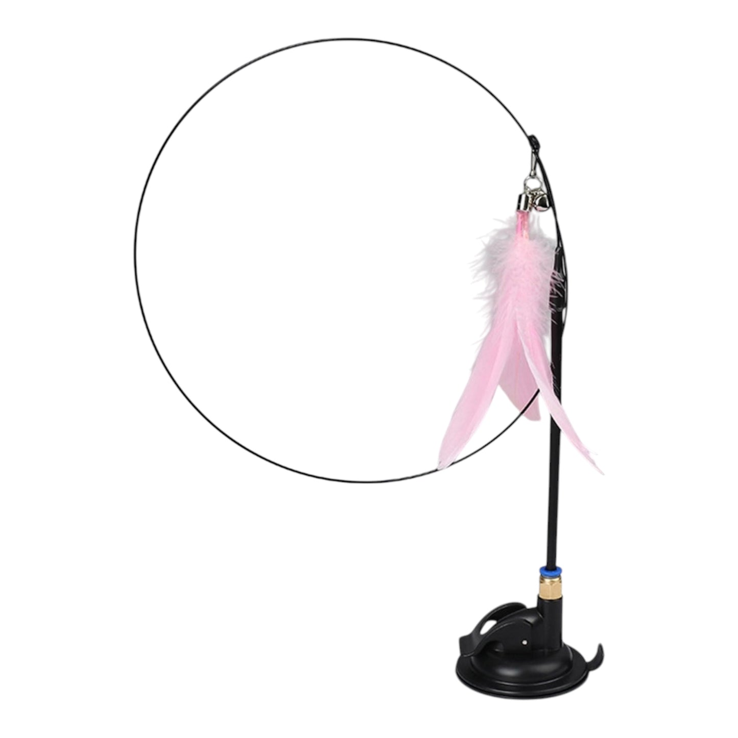 Juguete varita con plumas para gatos