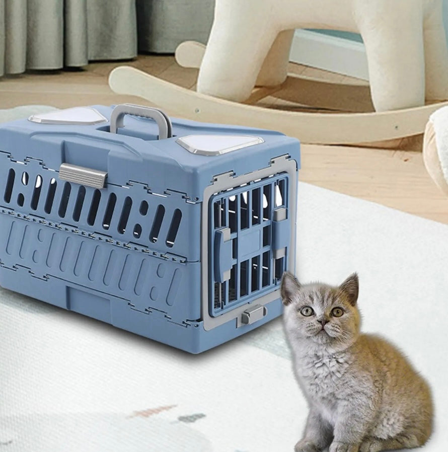 Transportador plegable para gatos y perros