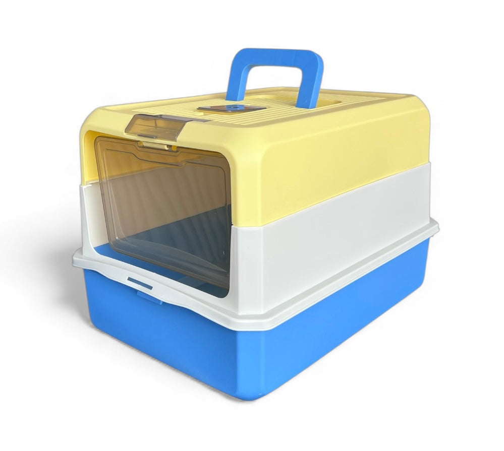 Arenero cubierto para gatos