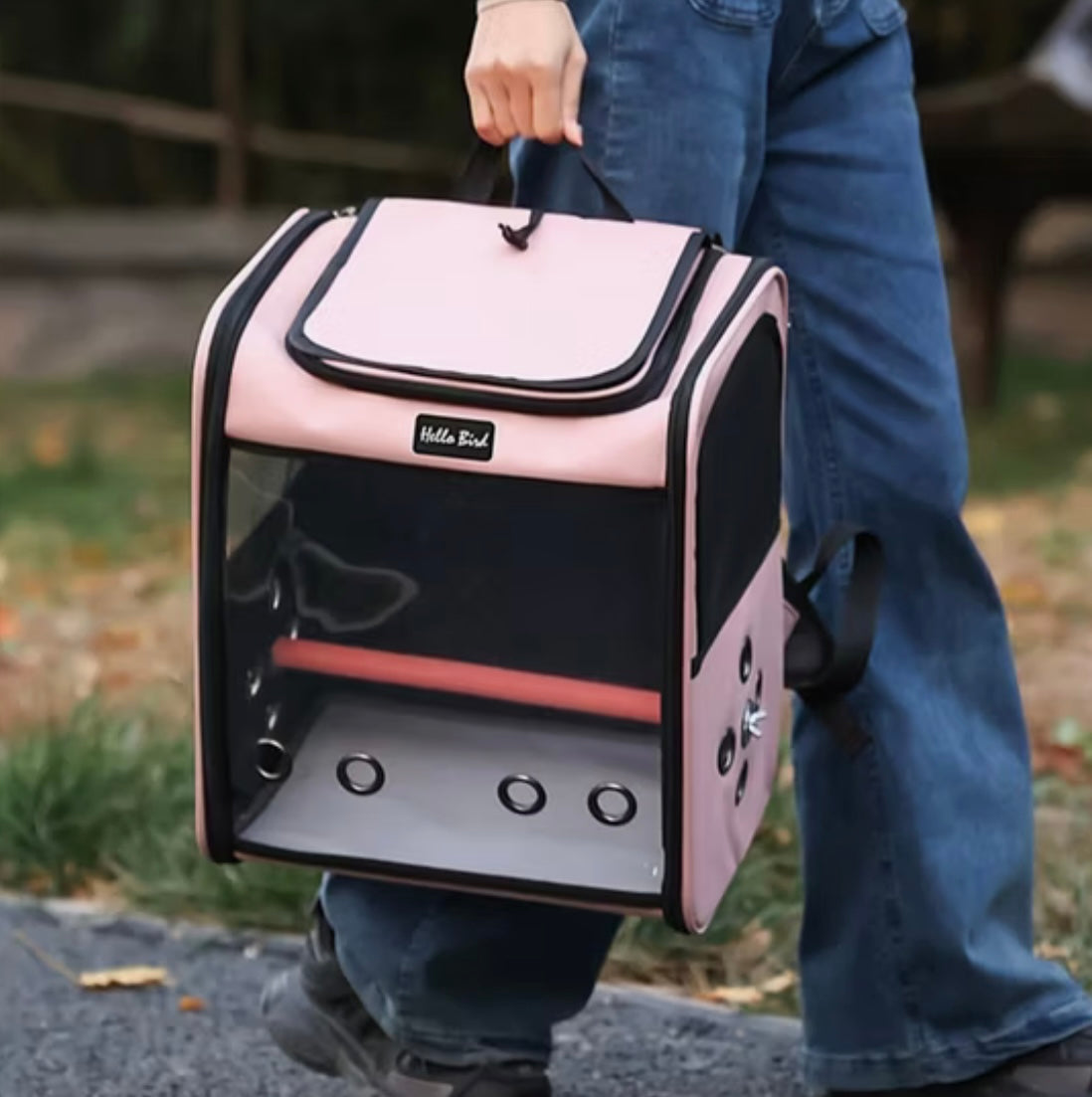 Maleta transportadora para gatos, perros pequeños y aves