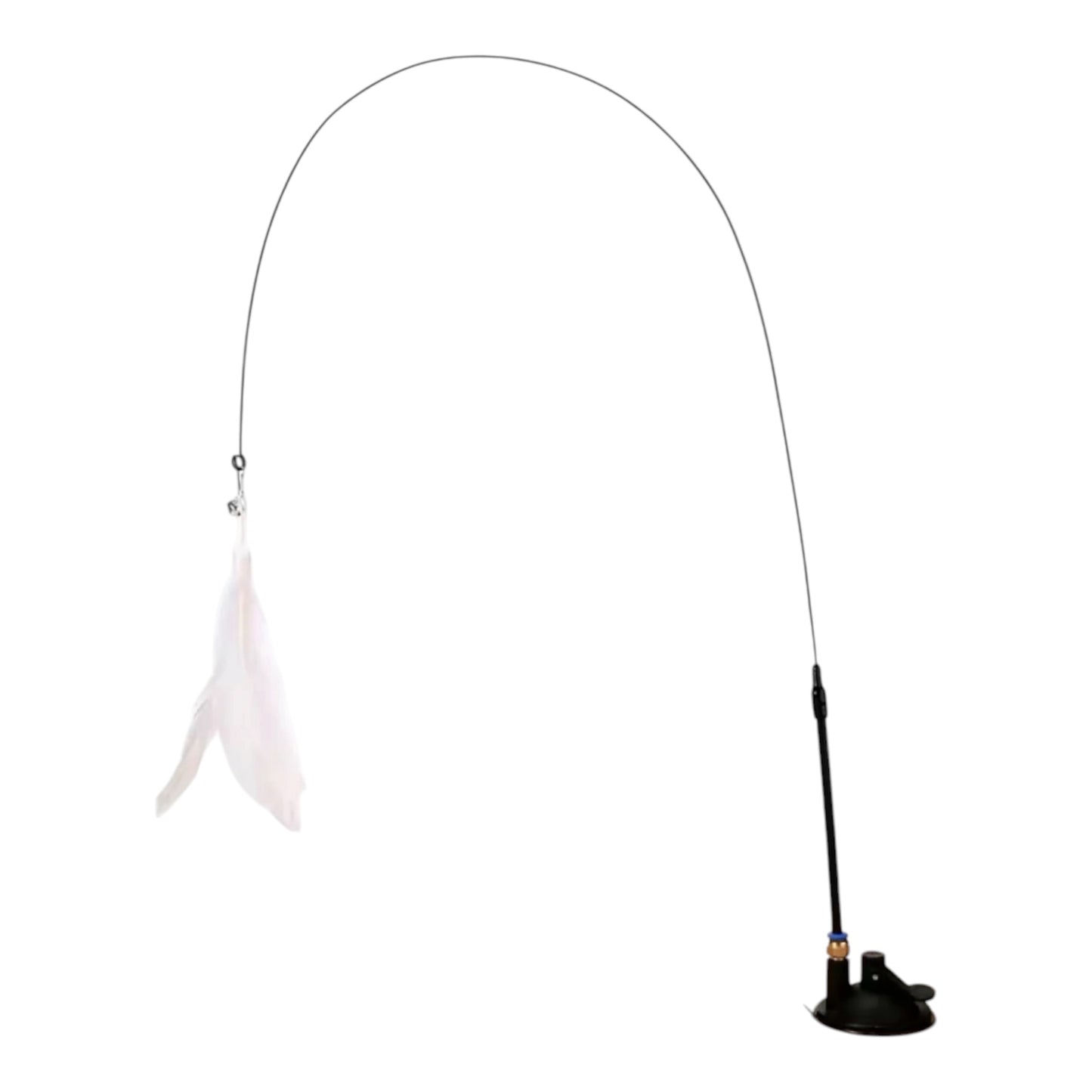 Juguete varita con plumas para gatos