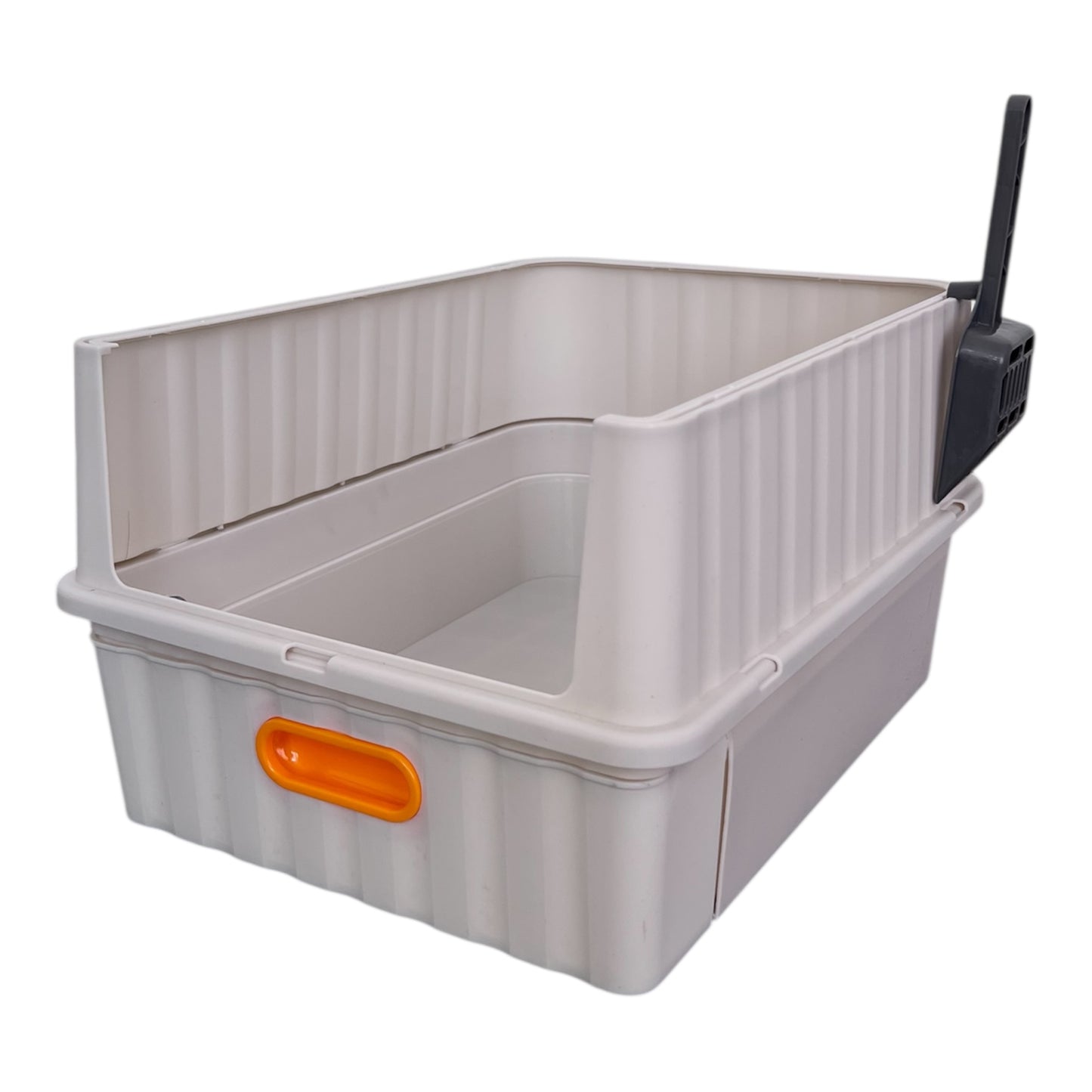 Arenero cerrado con bandeja extraible para gatos