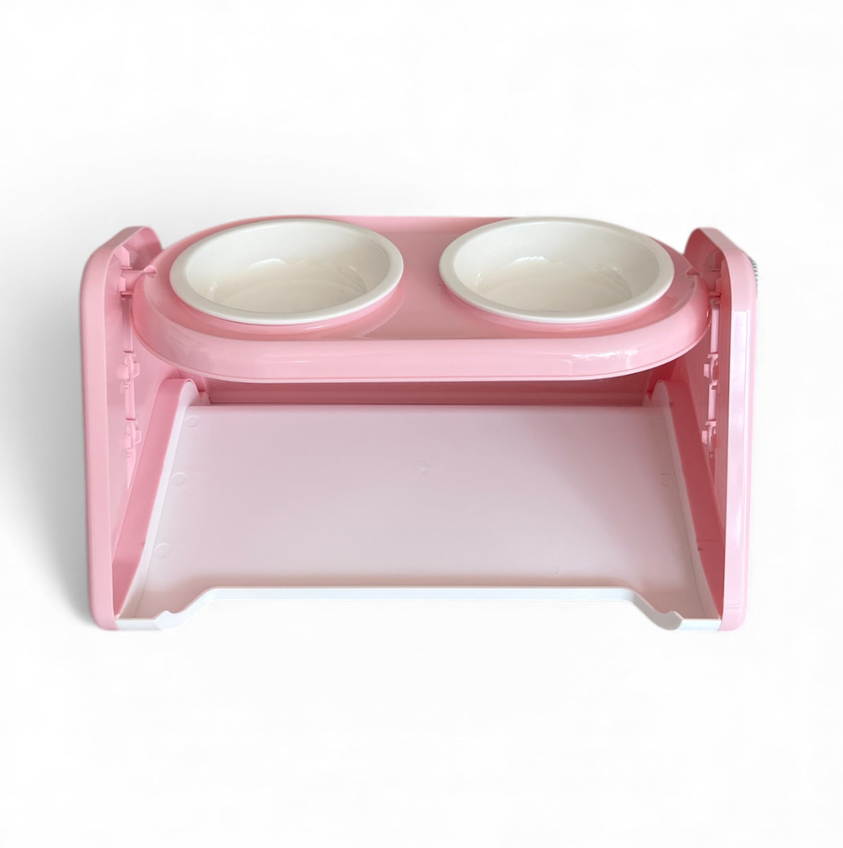 Comedero en cerámica con alturas ajustables para perros y gatos