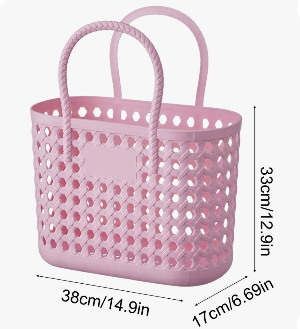 Bolso con diseño de canasta para gatos y perros pequeños