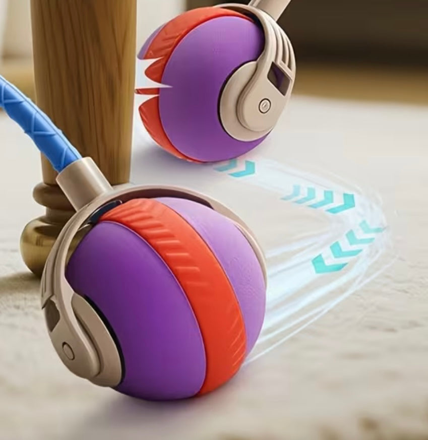 Pelota con cola inteligente para gatos