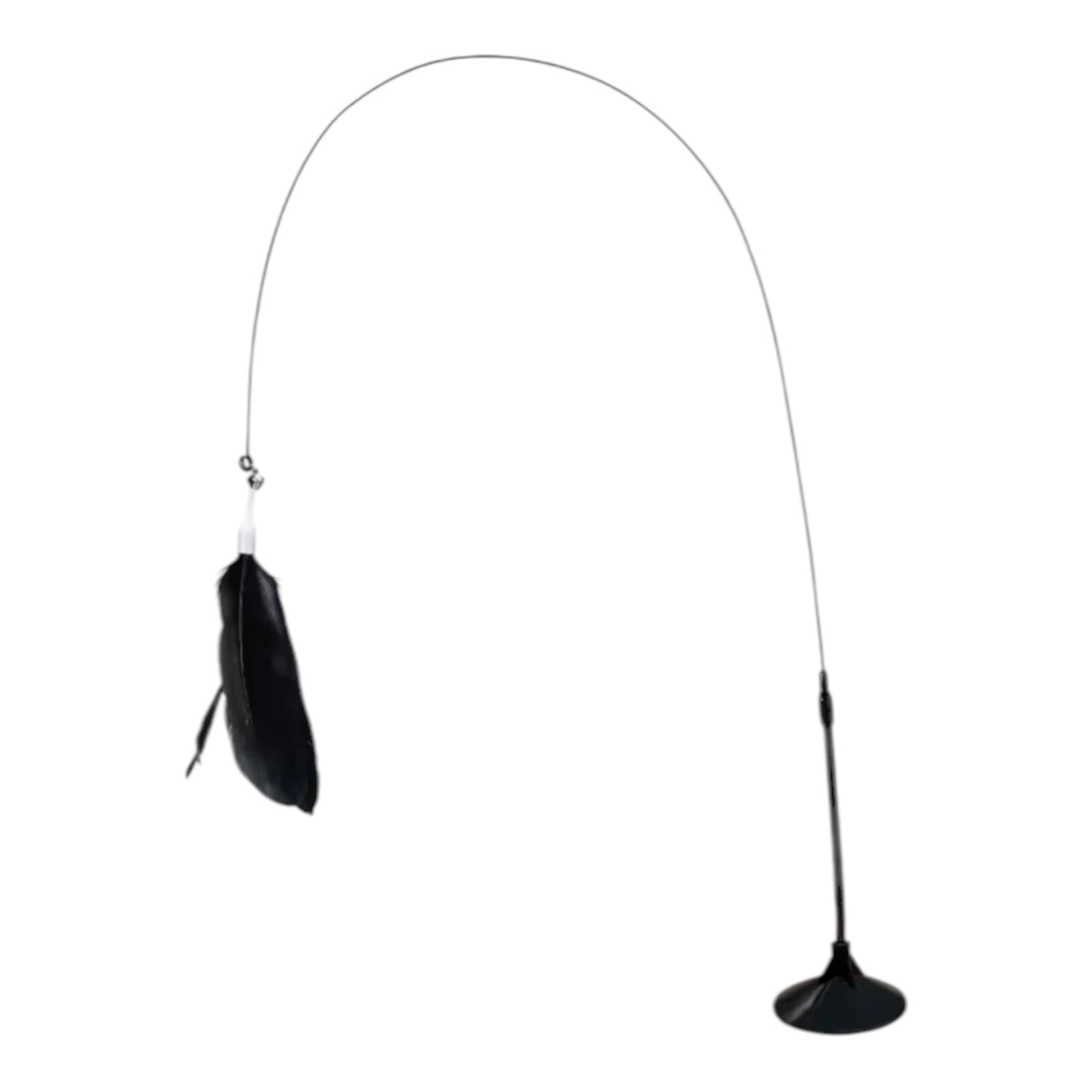 Juguete varita con plumas para gatos