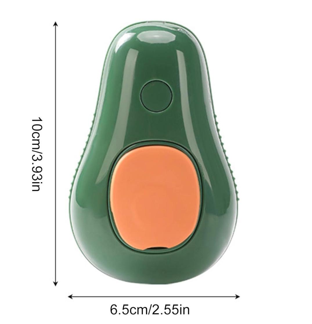 Cepillo a vapor en forma de aguacate para perros y gatos
