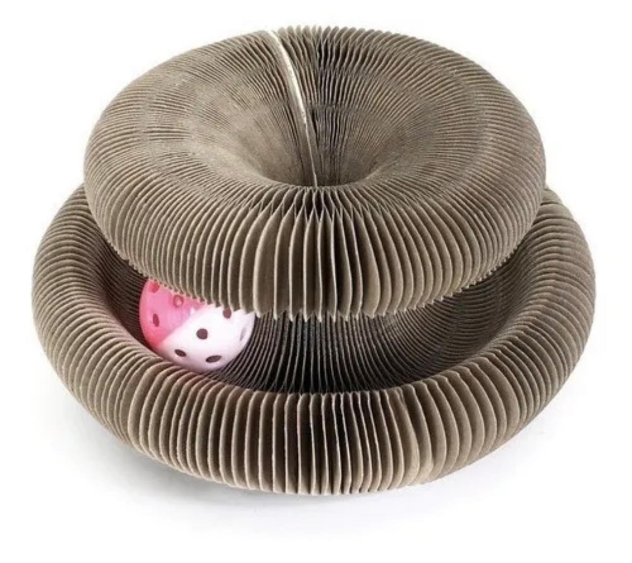 Rascador en forma de acordeón para gatos