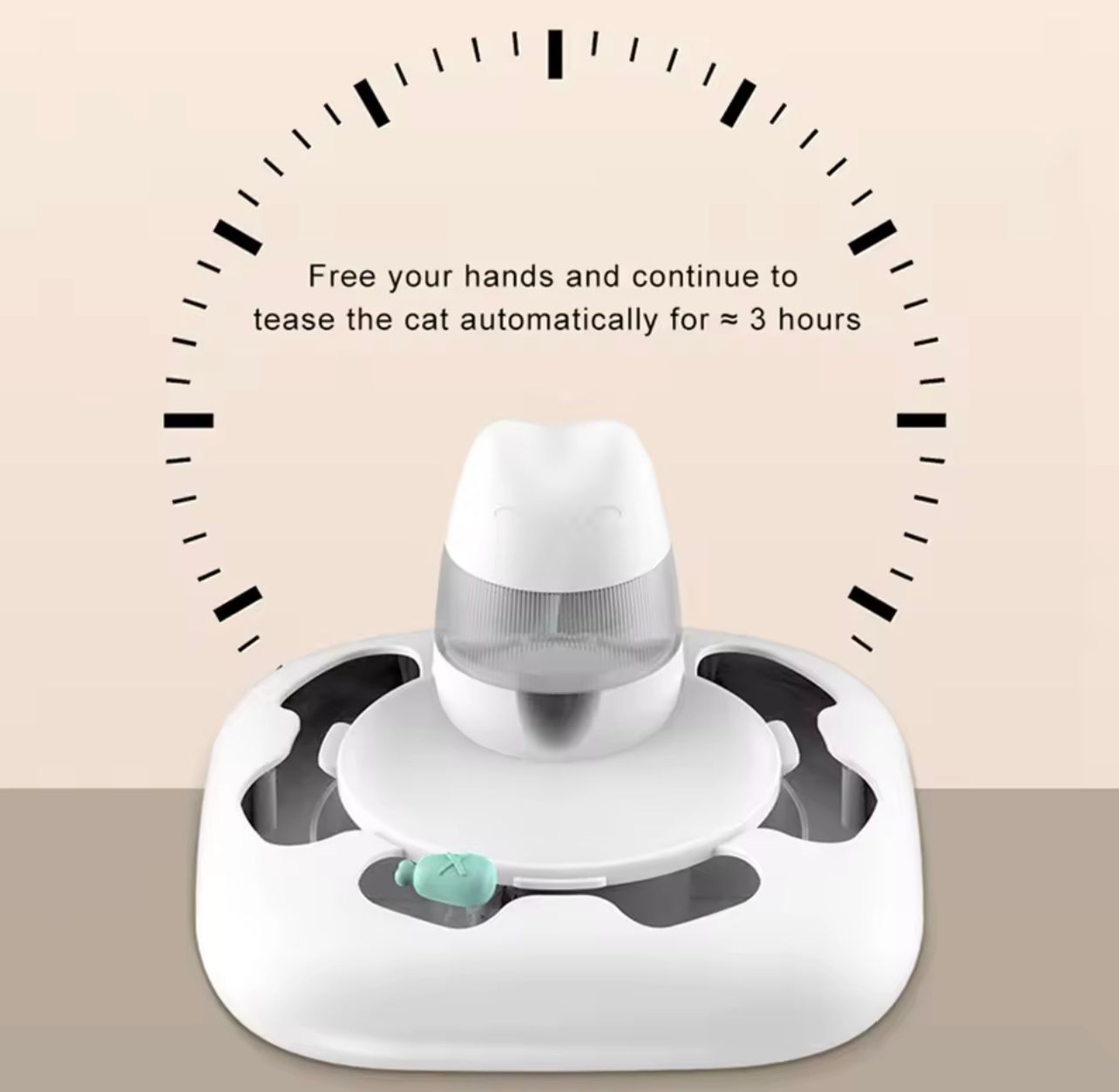 Comedero  interactivo y juguete dispensador de alimentos para gatos