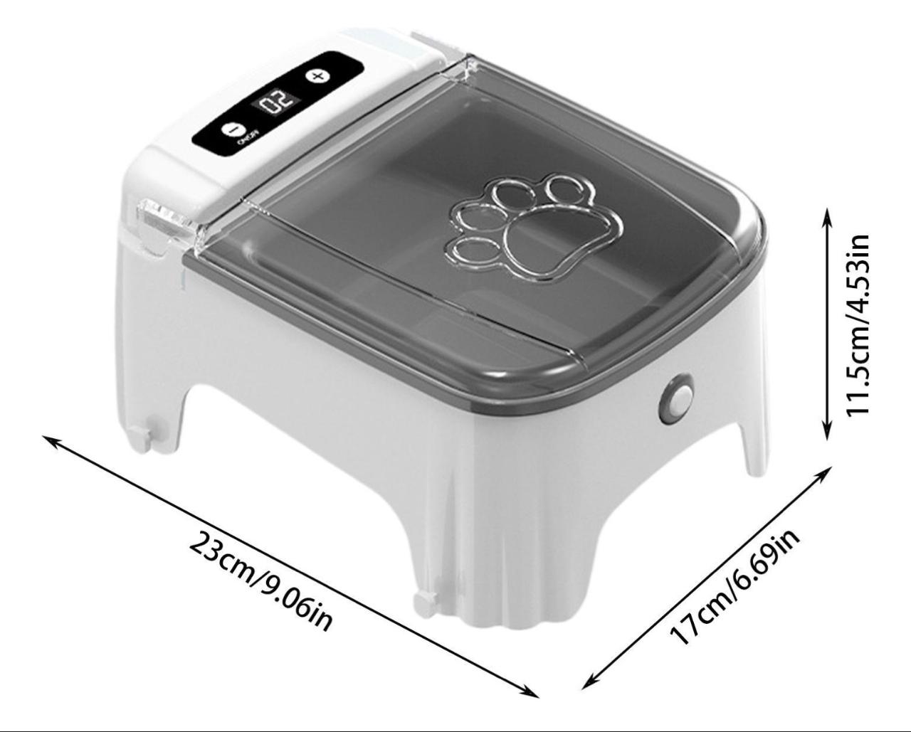 Comedero automático con sensor de movimiento para perros y gatos