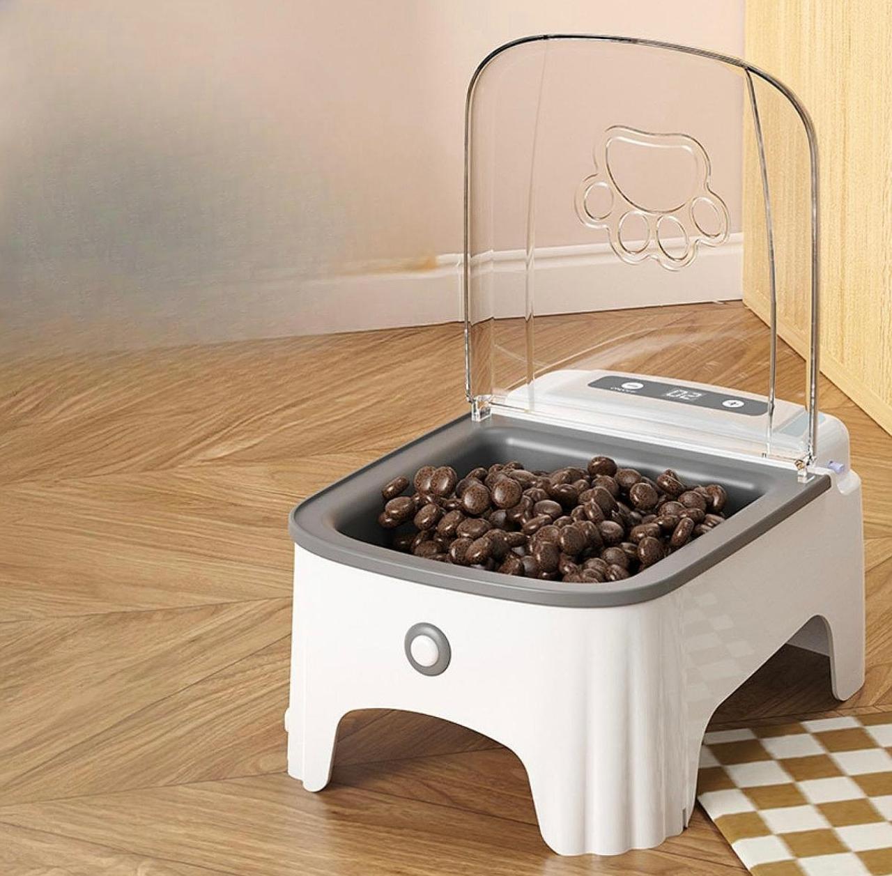 Comedero automático con sensor de movimiento para perros y gatos