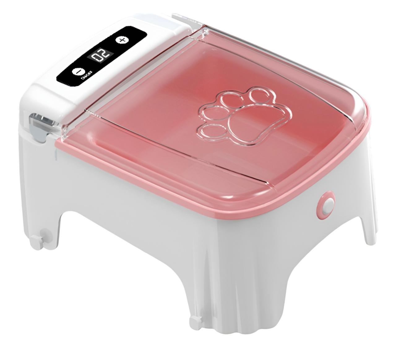 Comedero automático con sensor de movimiento para perros y gatos