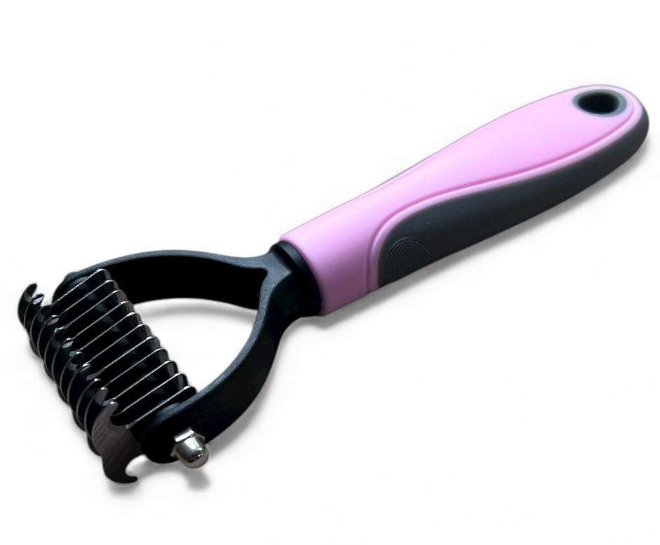 Cepillo deslanador quitanudos para perros y gatos