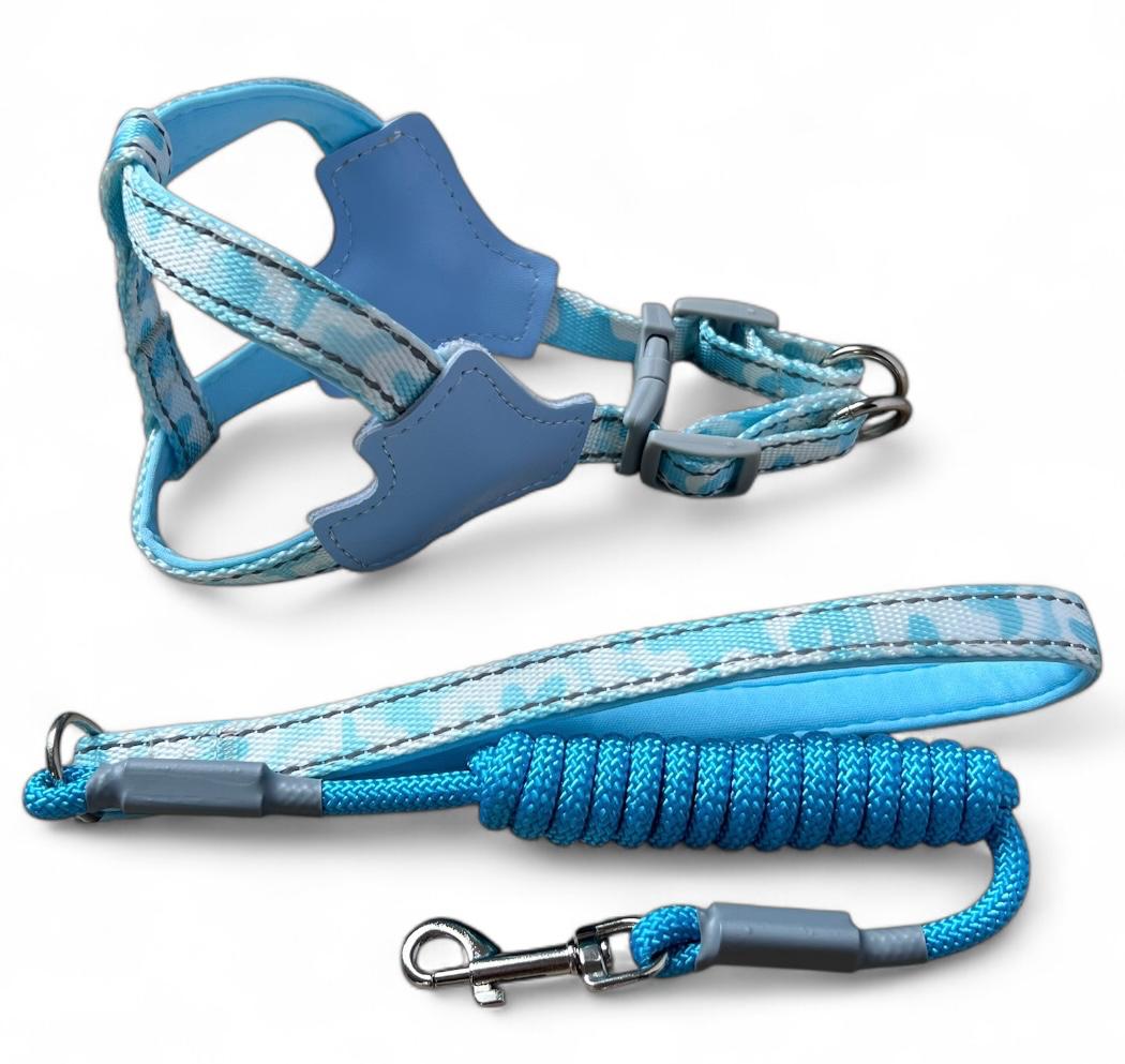 Arnés y correa para perros razas mini