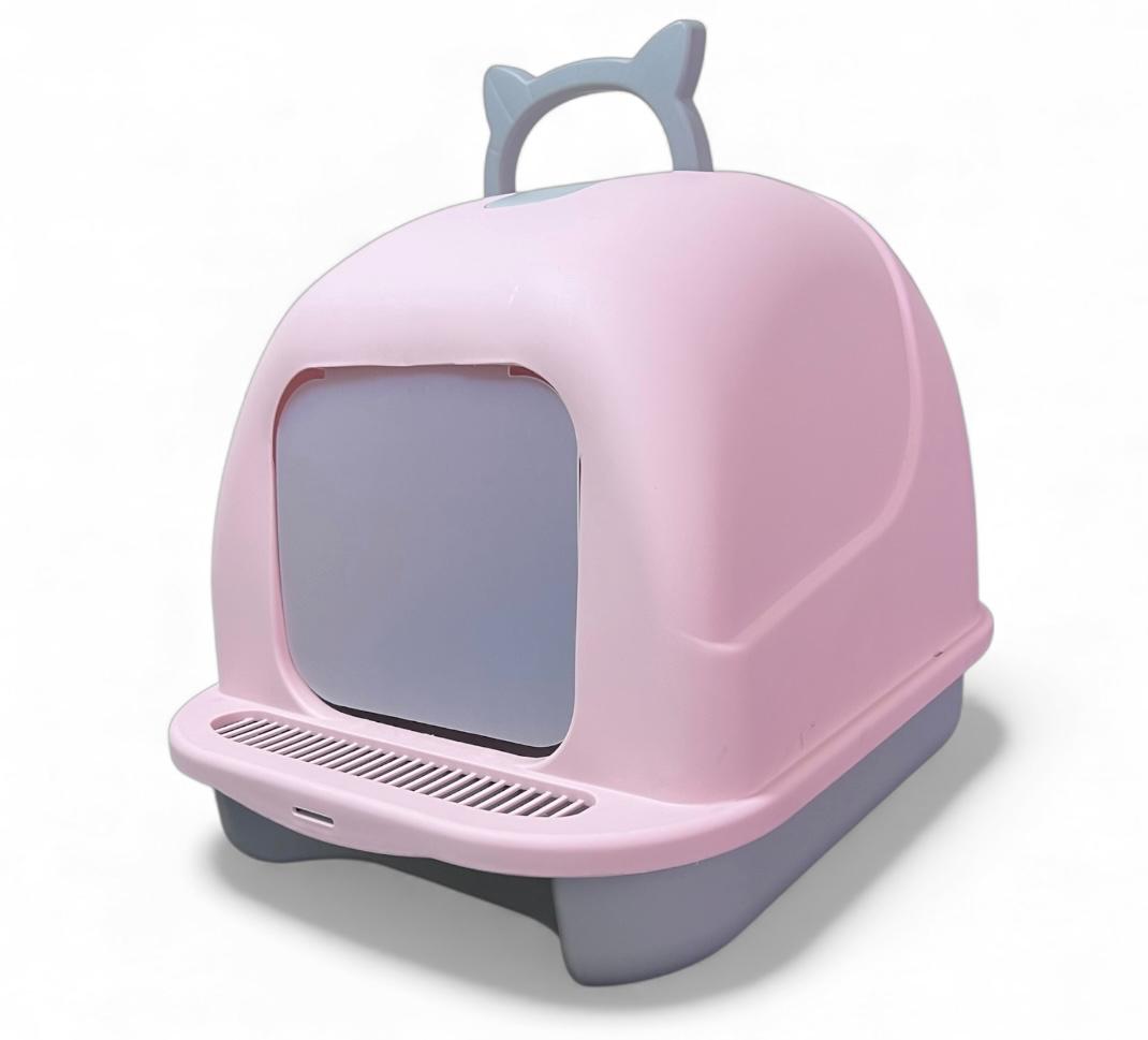 Arenero cubierto para gatos