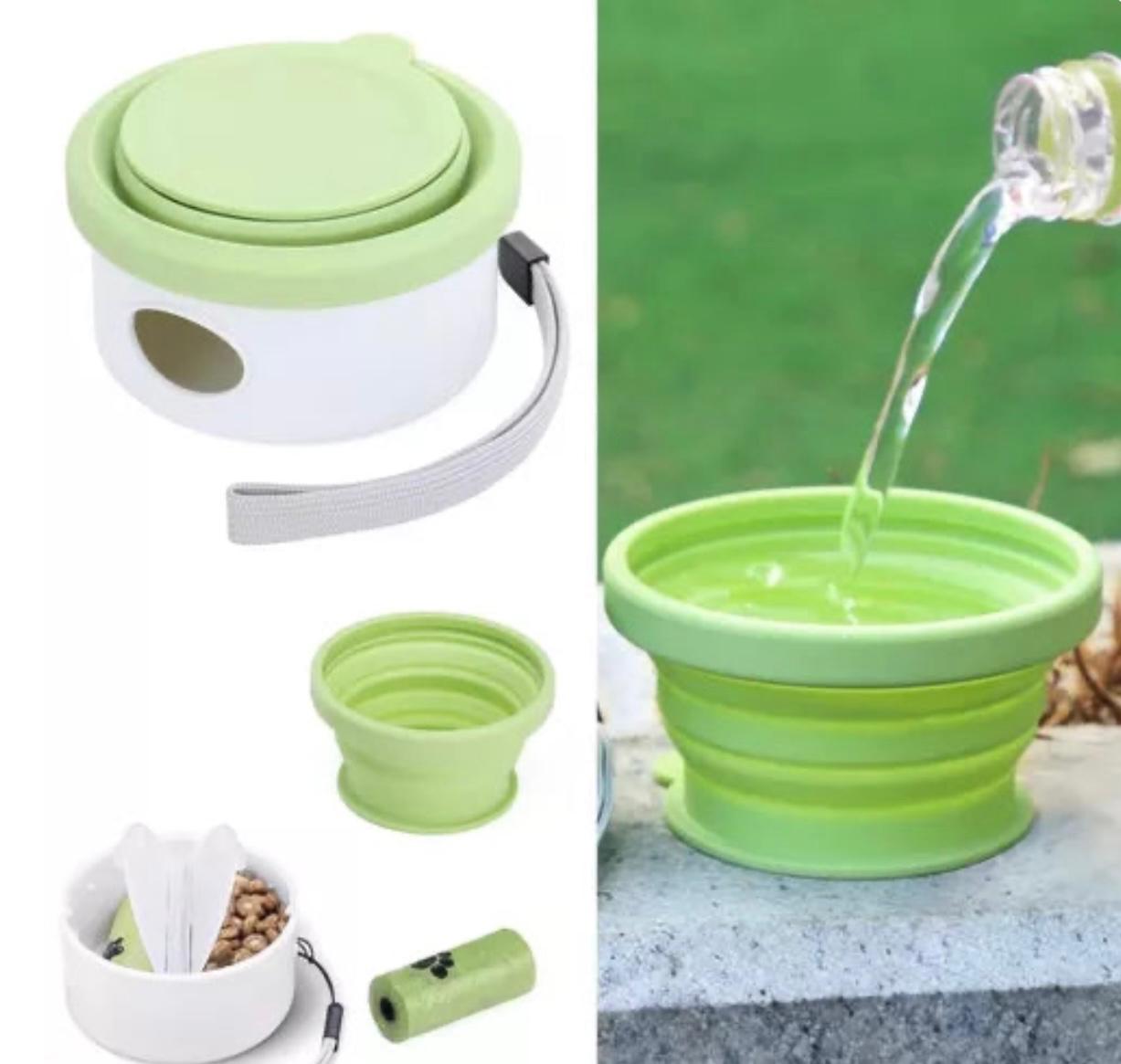 Tacita portátil multifuncional para perros