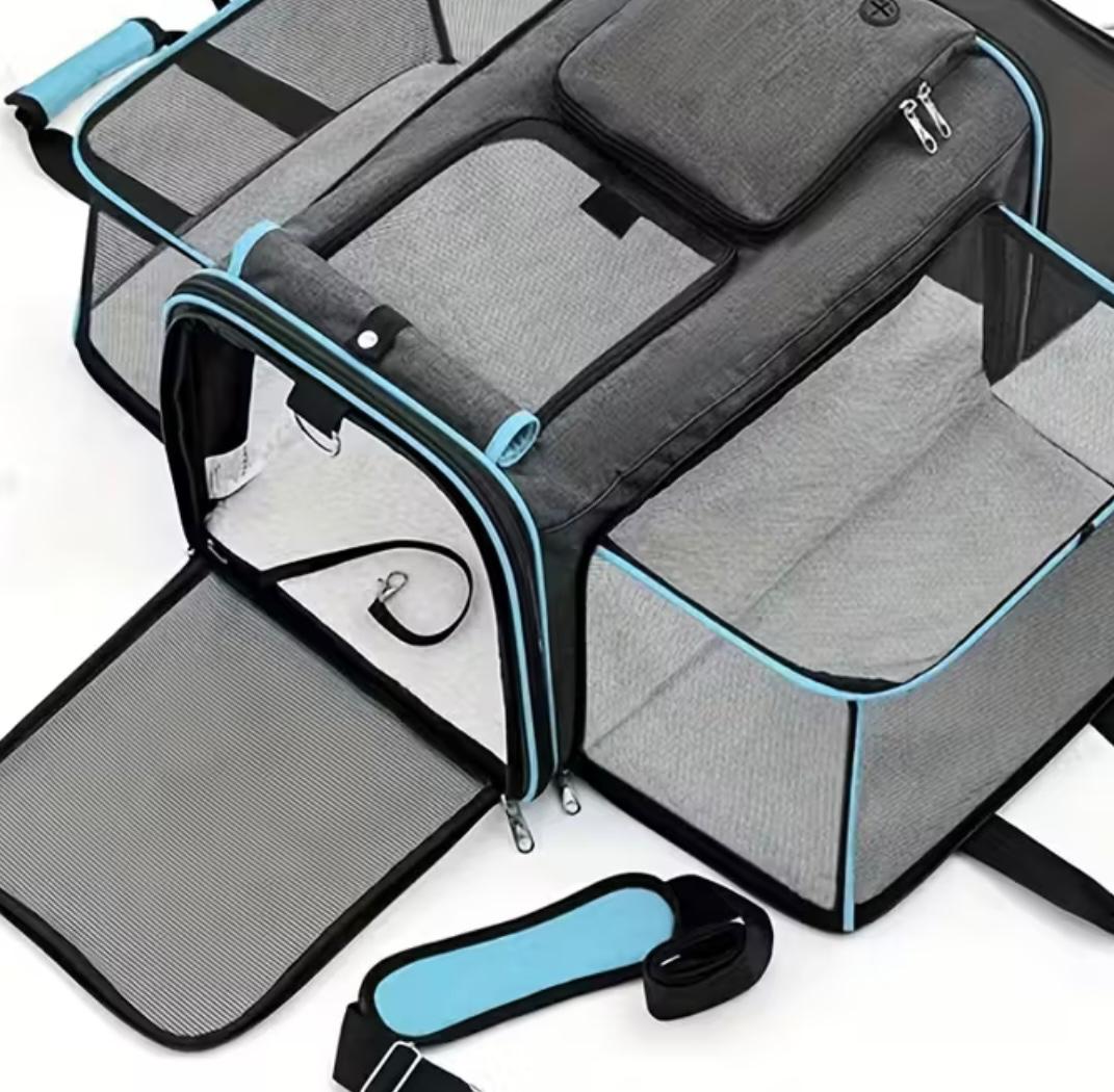 Maleta transportadora grande para perros y gatos