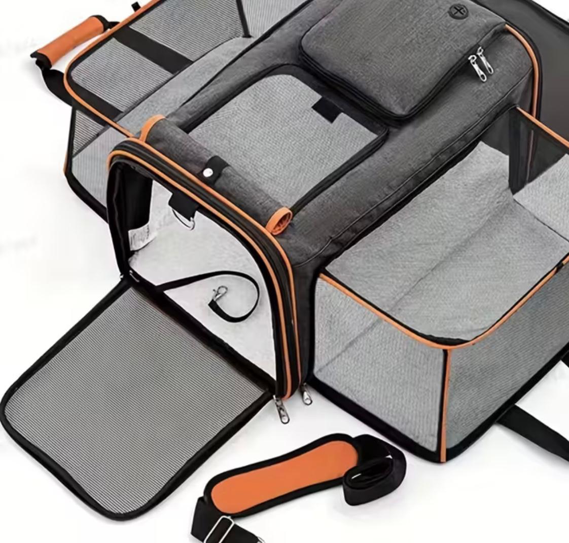 Maleta transportadora grande para perros y gatos