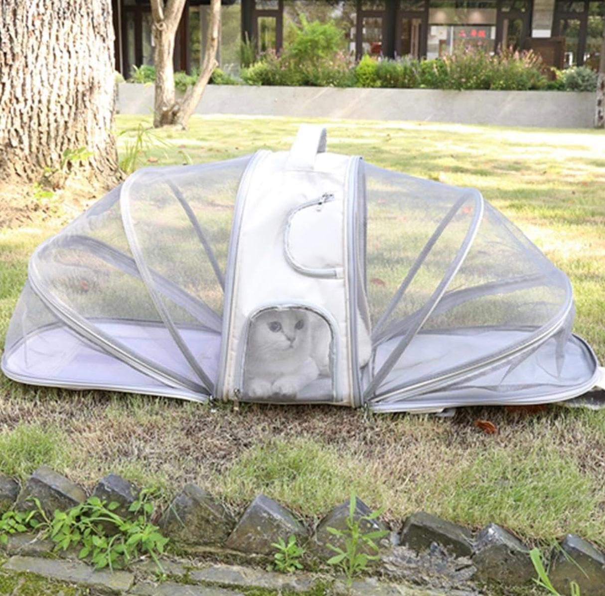 Maleta transportadora expandible para mascotas