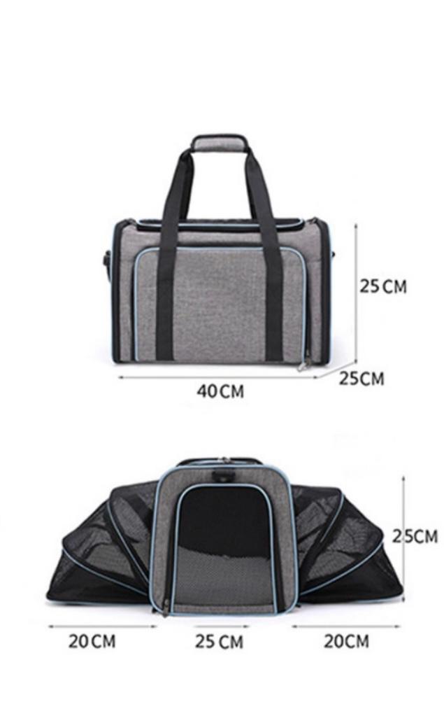 Transportador de mascotas expandible para mascotas